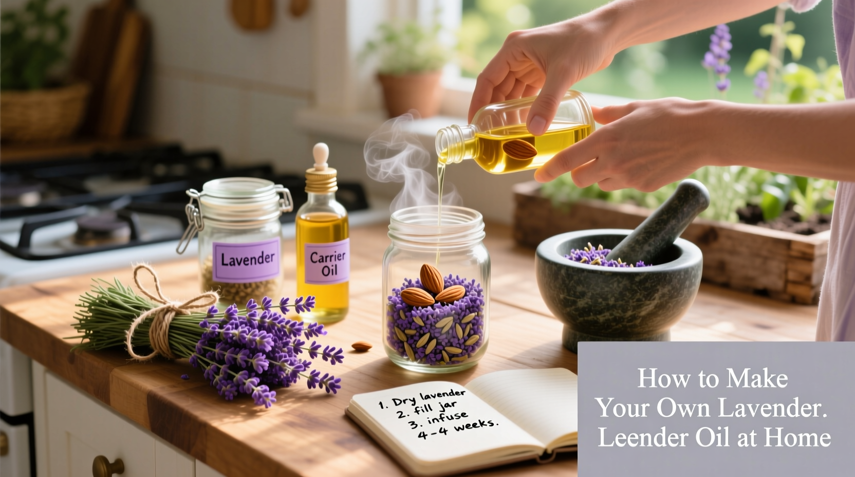 how to make your own lavender oil