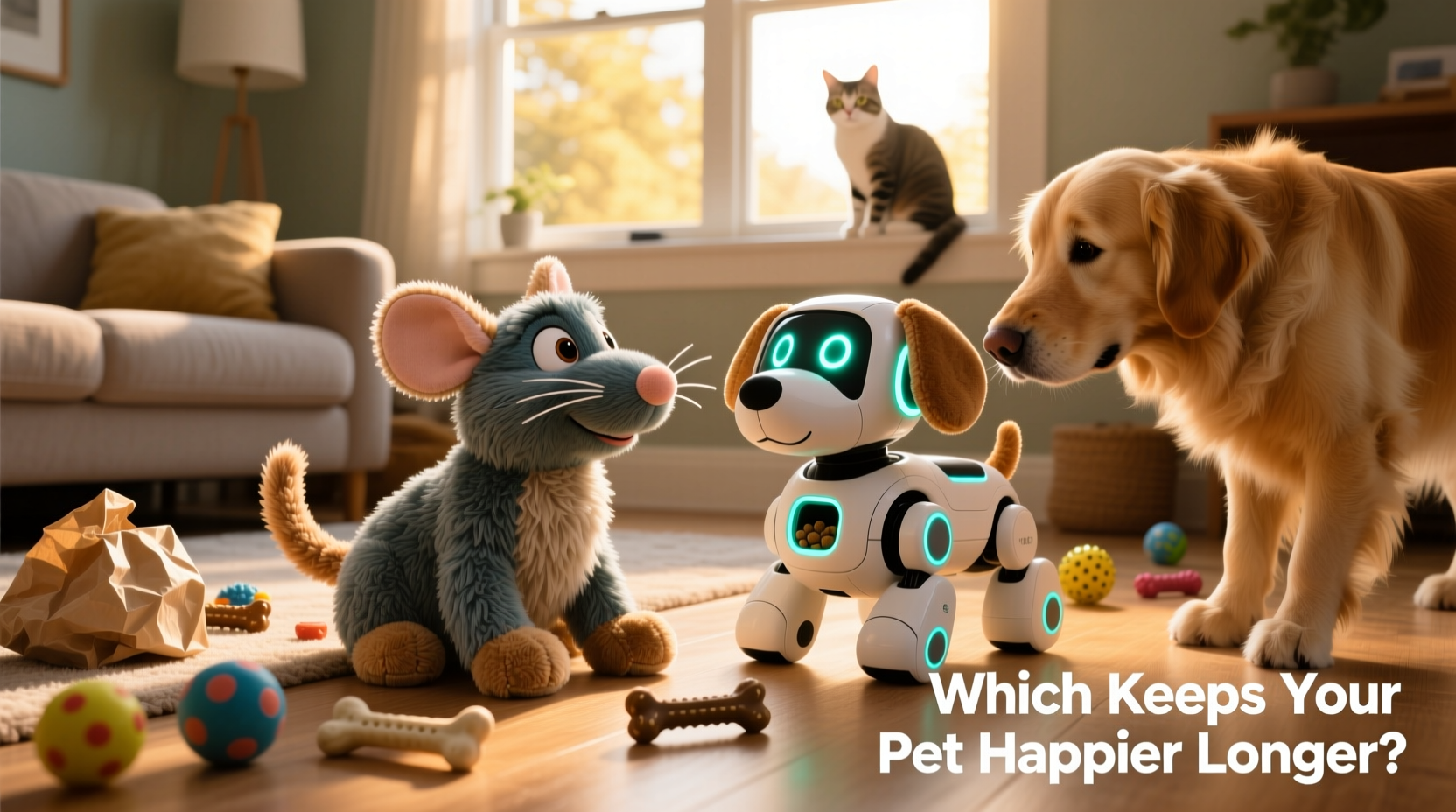 remy plush or interactive dog toy which one keeps my pet happier longer