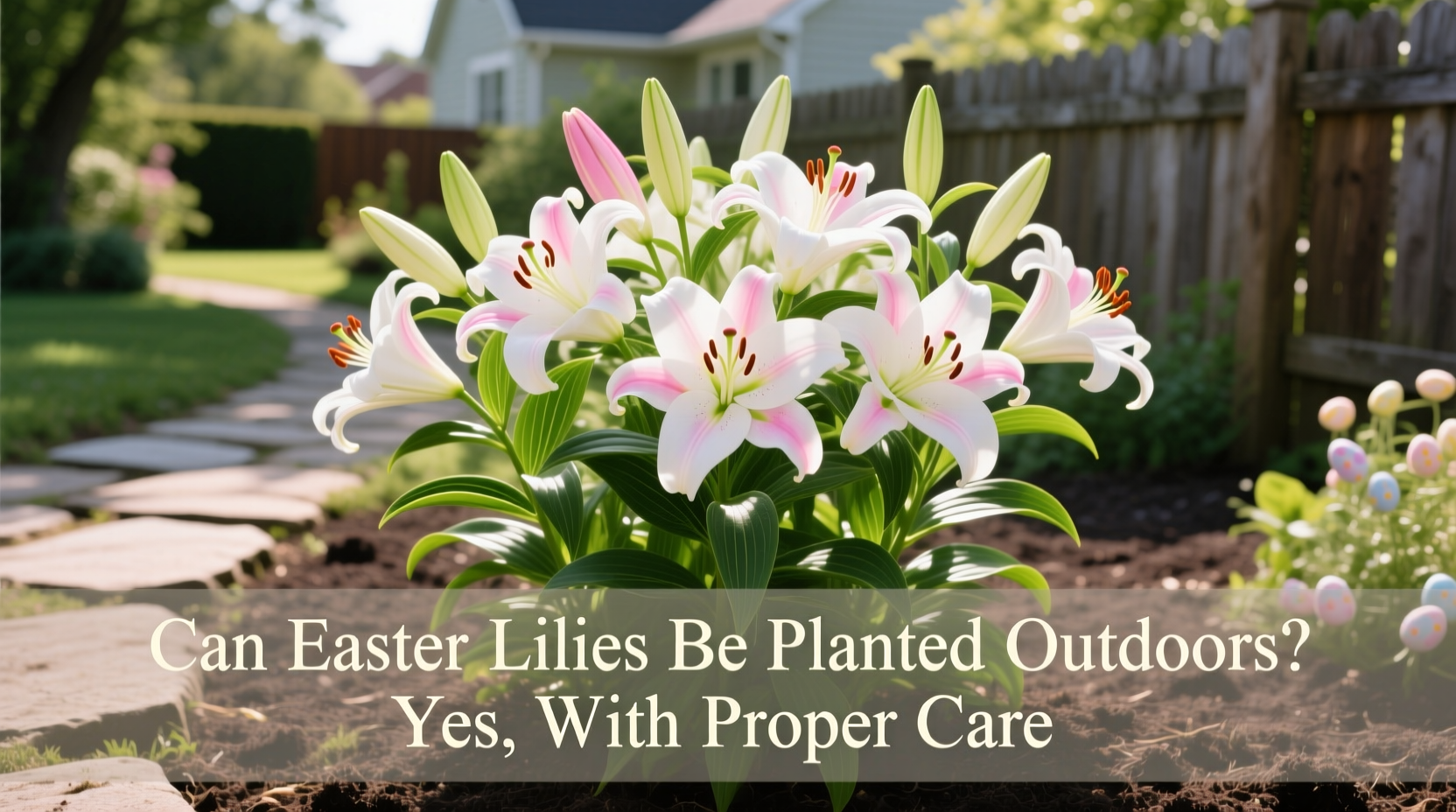 can easter lilies be planted outdoors