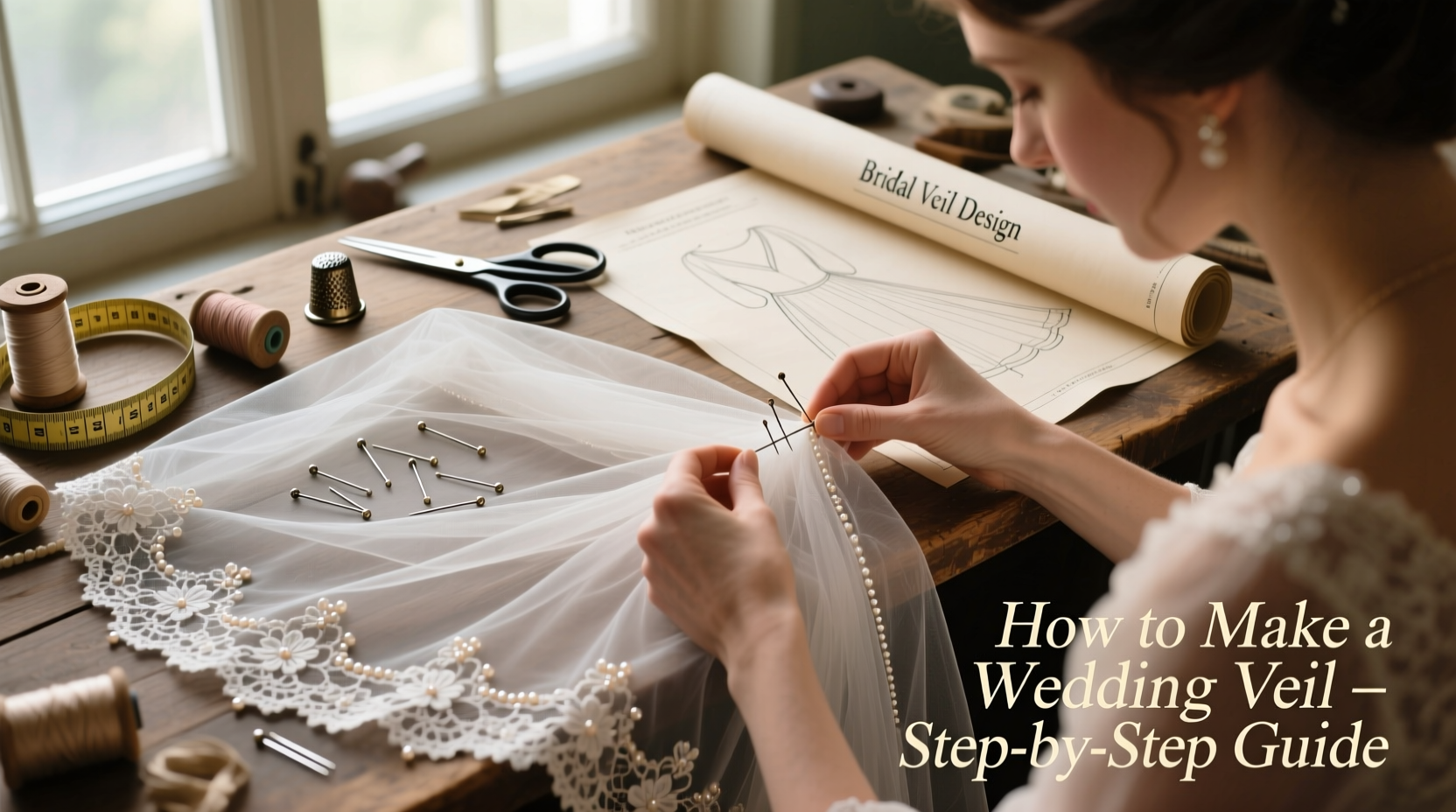 how to make a wedding veil