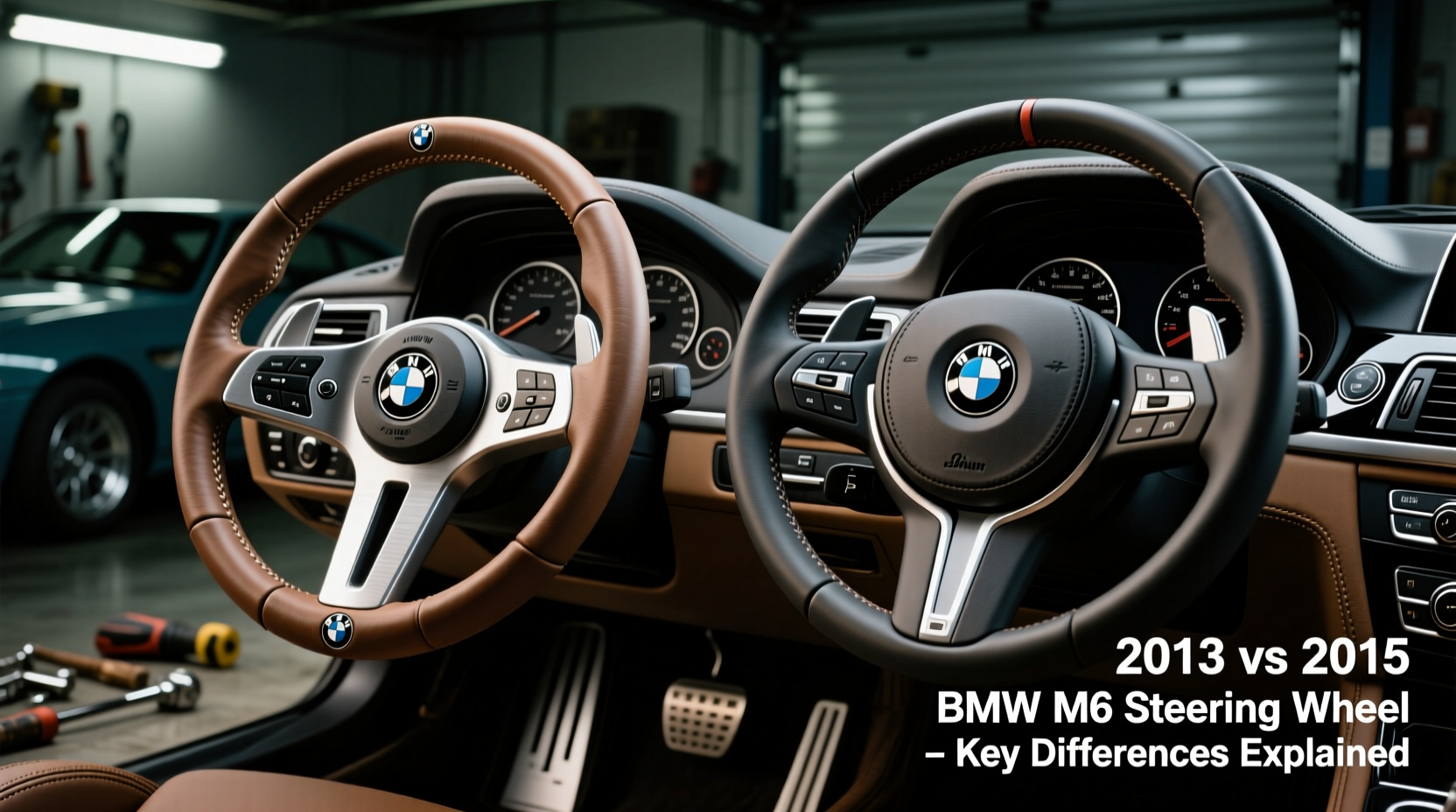 2013 vs 2015 m6 steering wheel