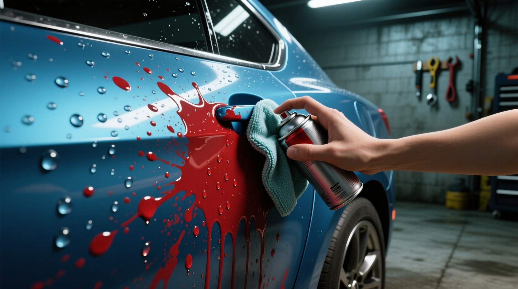 get spray paint off your car