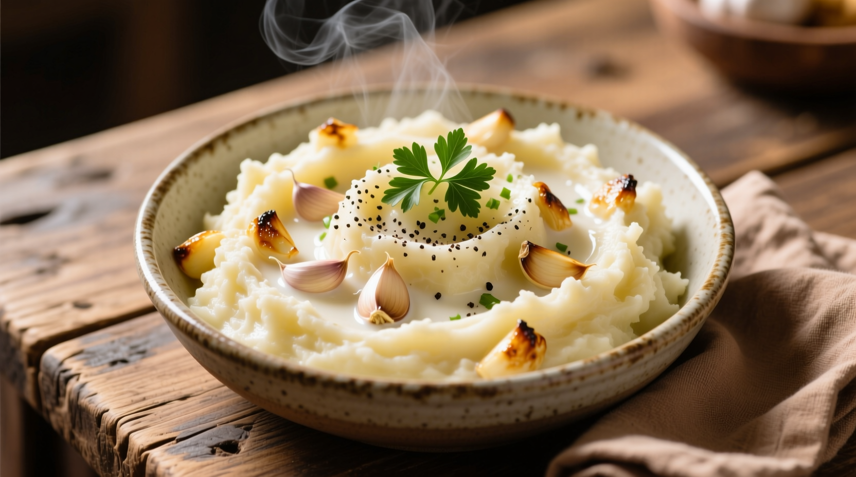 creamy garlic mashed potatoes recipe