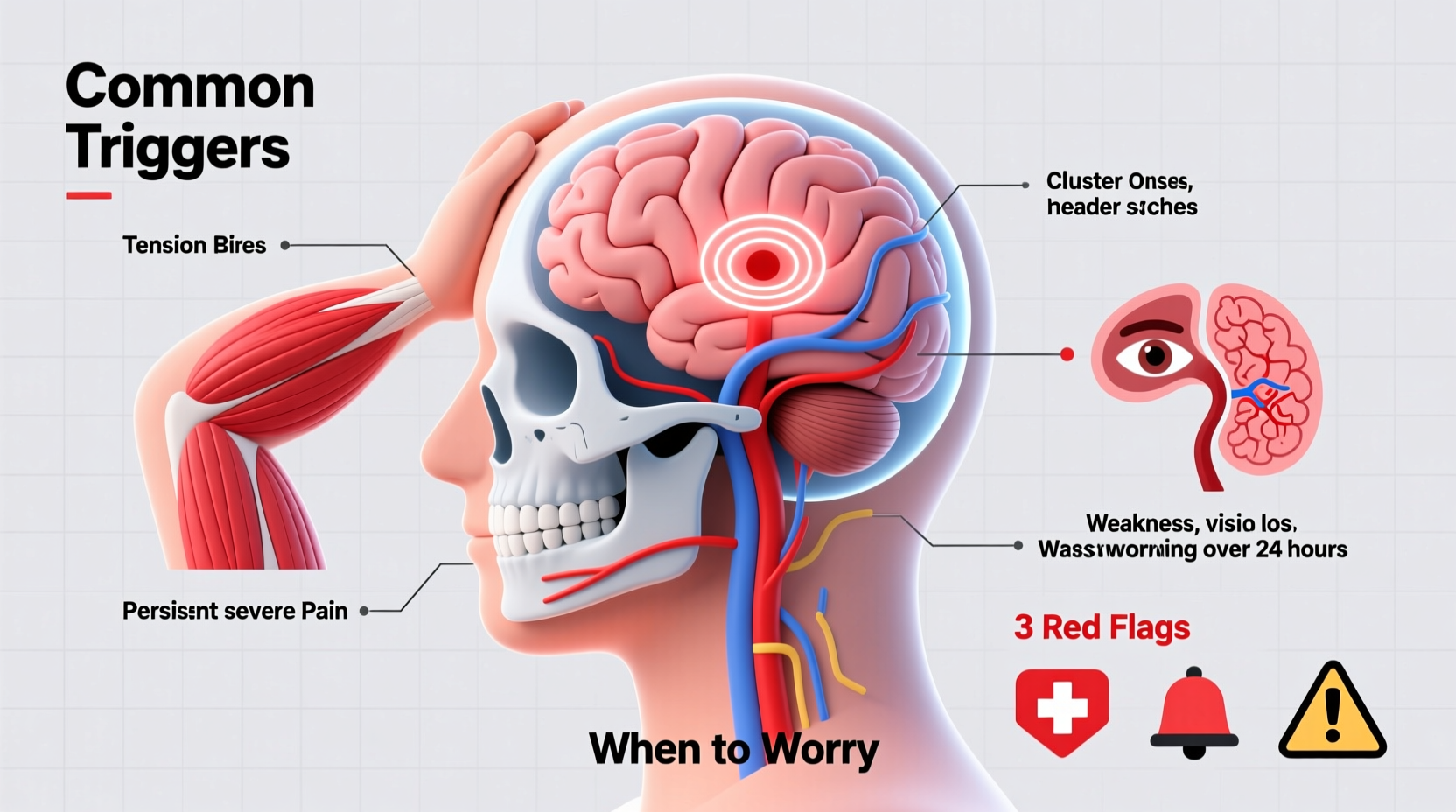 why does my head hurt common headache causes when to worry 3
