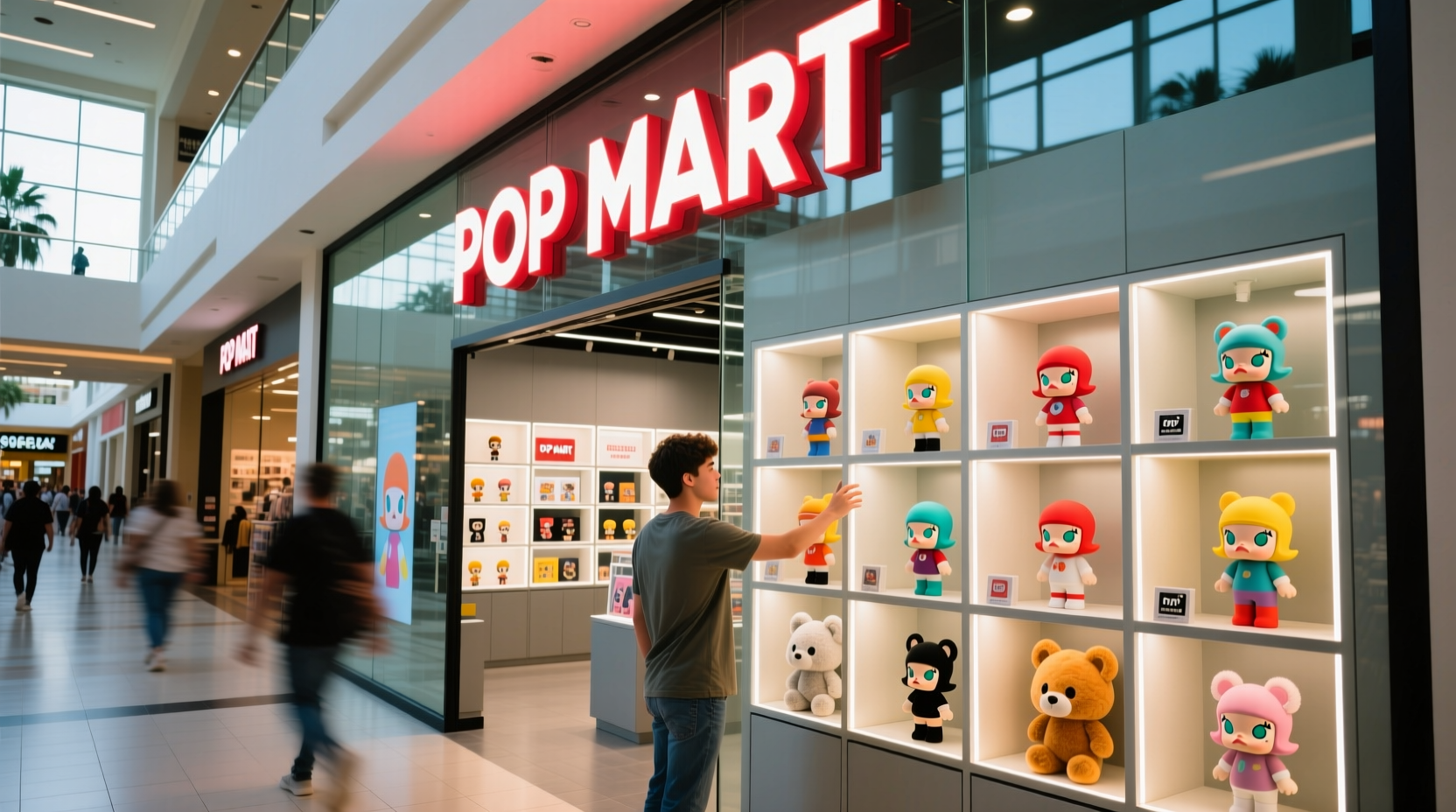 does brea mall have a pop mart