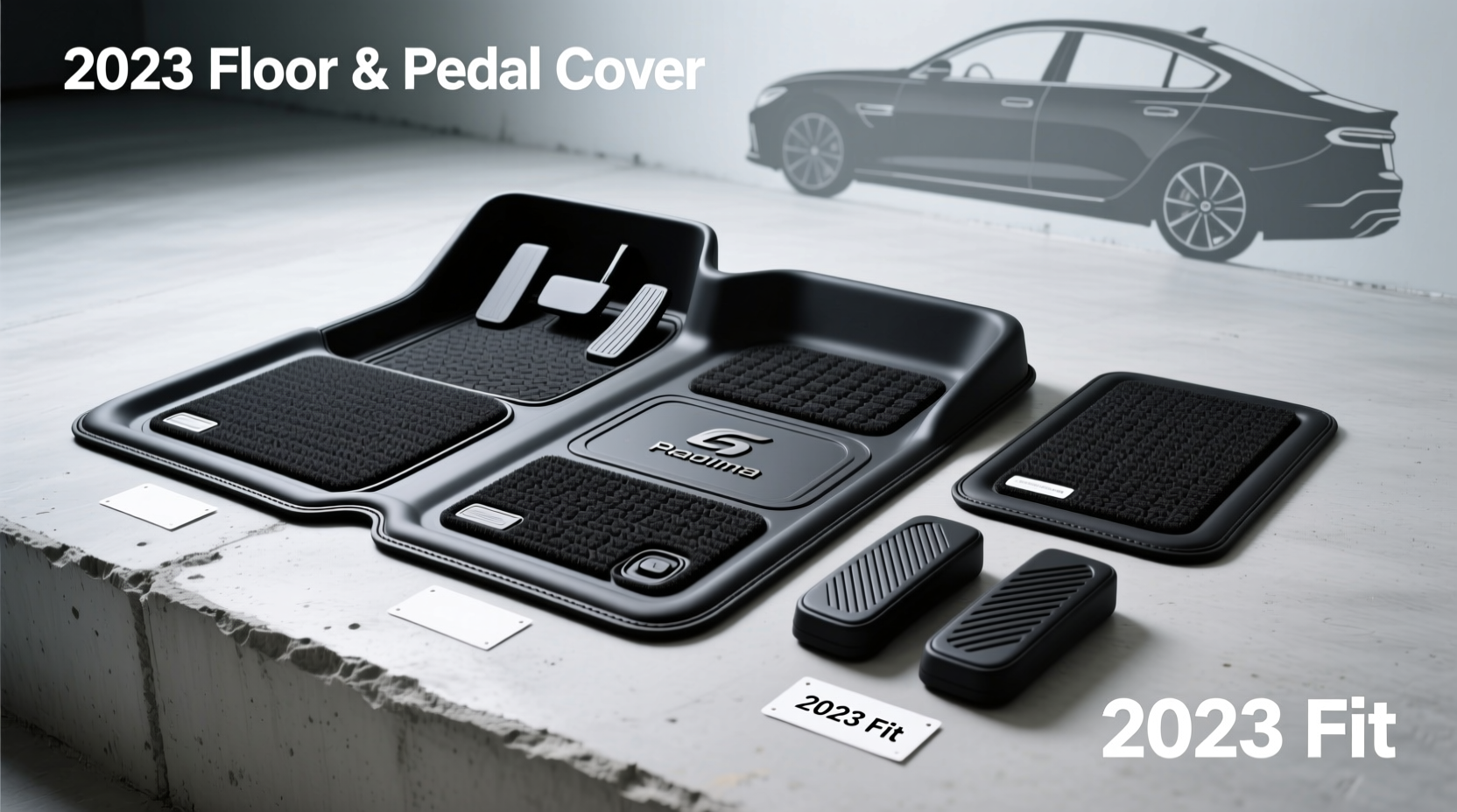 roomy 2023 floor mat pedal cover fit