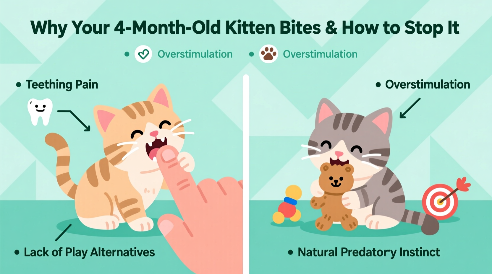 kitten biting why your 4 month old cat bites and how to stop it