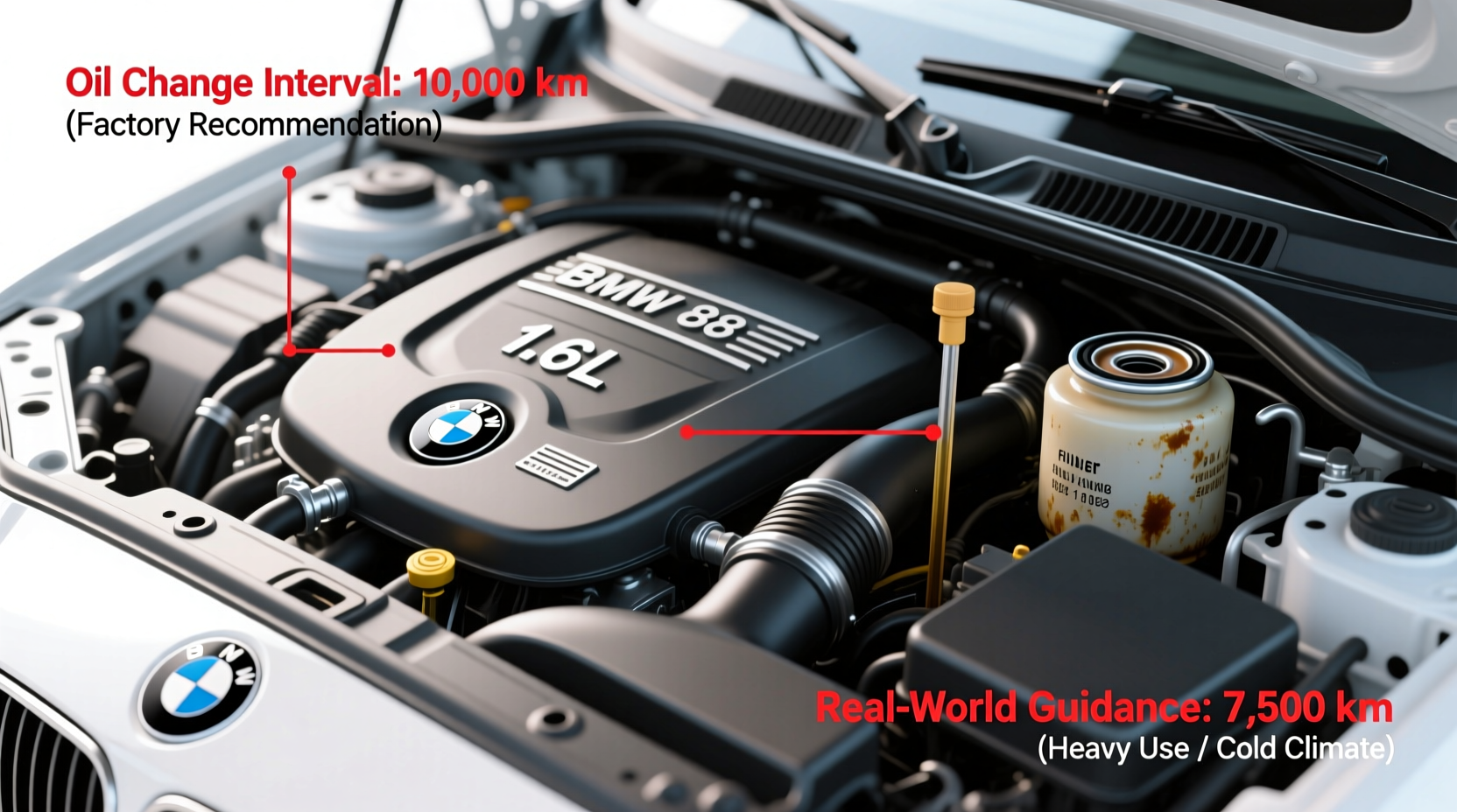 e87 oil change interval