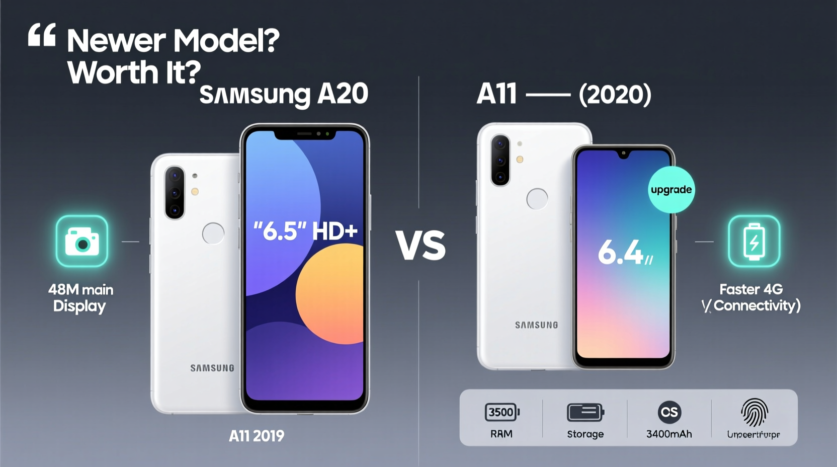 samsung a20 vs a11 is the newer model really worth the upgrade