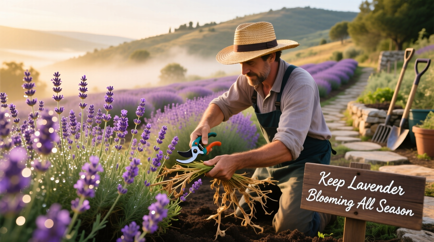 how to keep lavender blooming