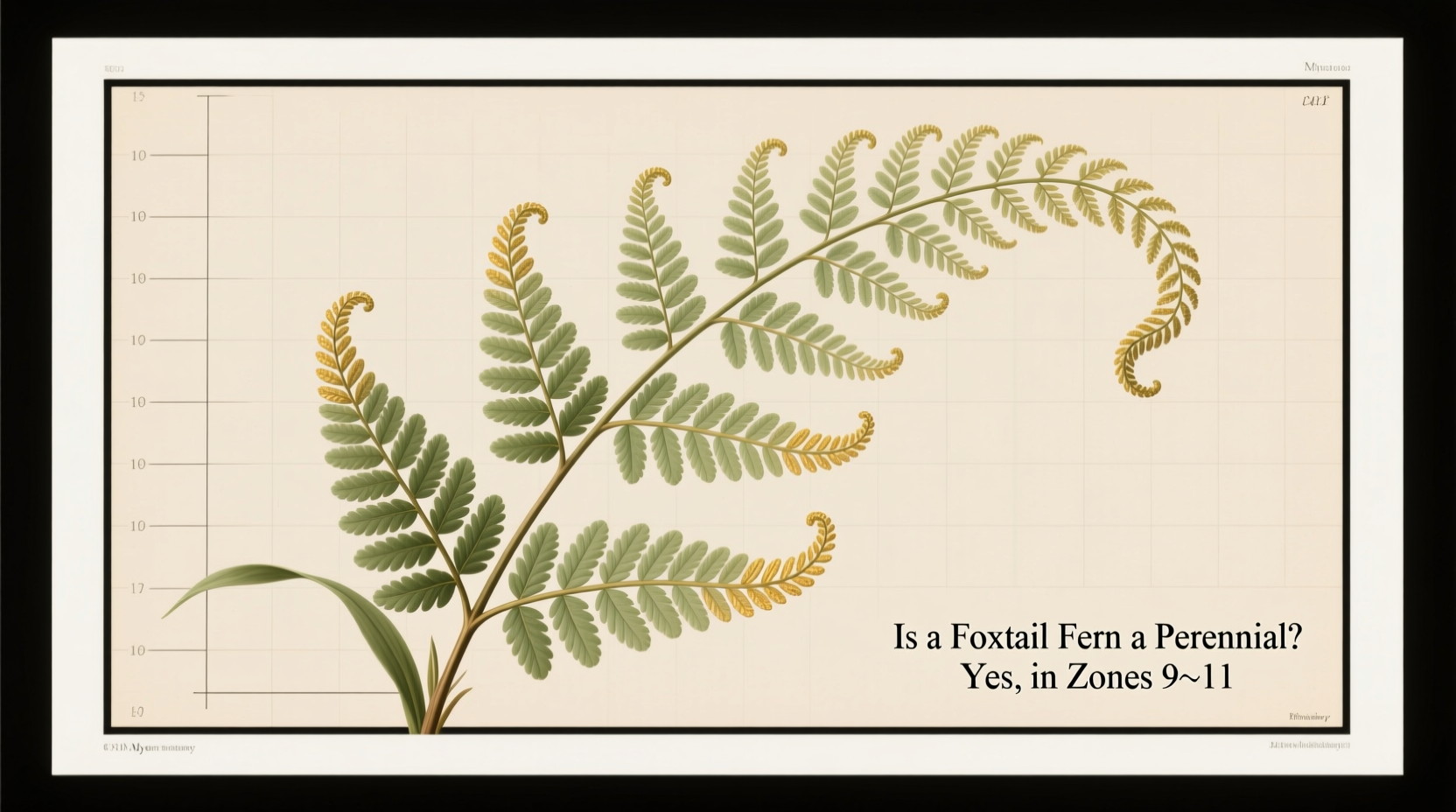 Is a Foxtail Fern a Perennial? Yes, in Zones 9-11