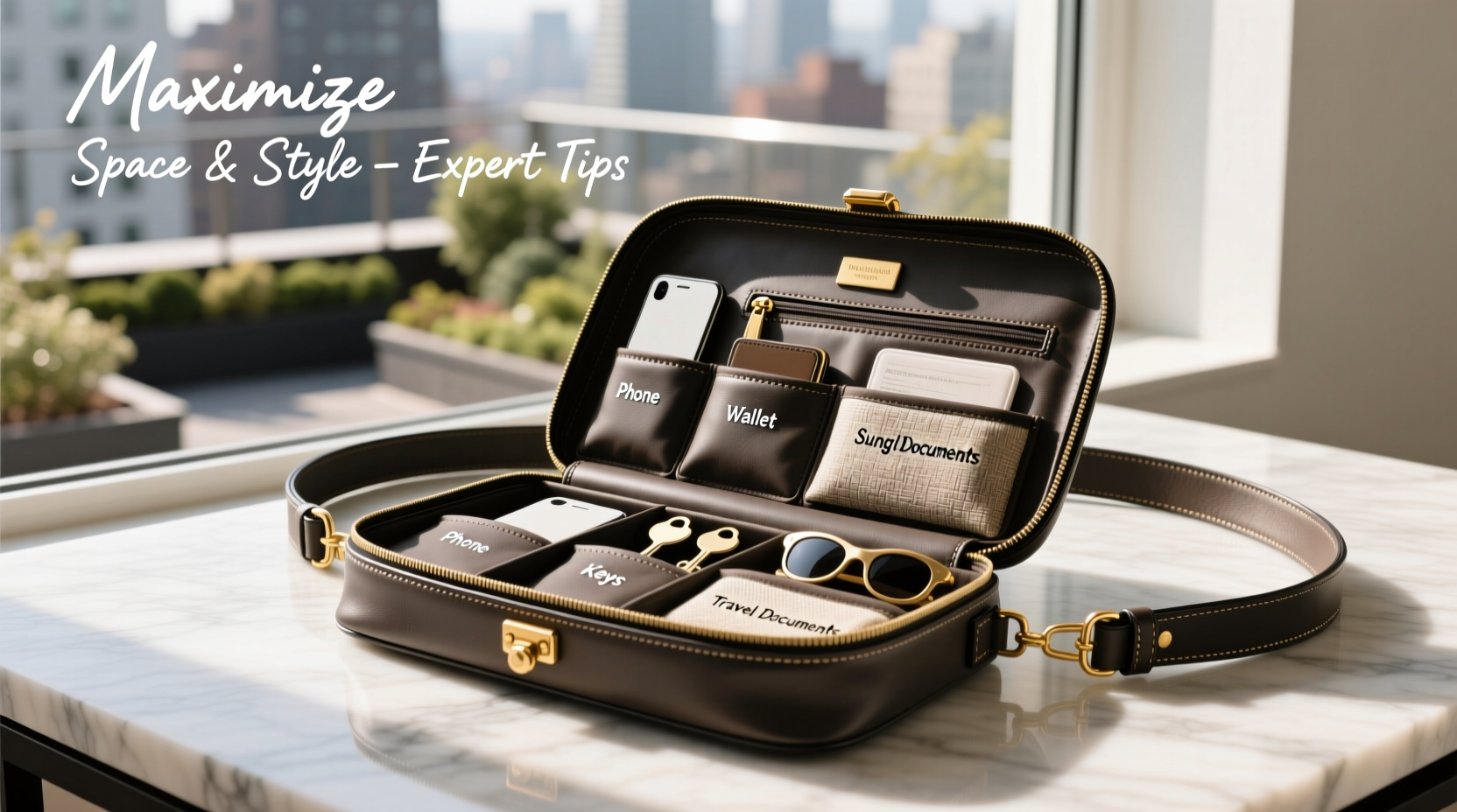 maximize space and style expert tips to organize your large capacity crossbody bag effortlessly