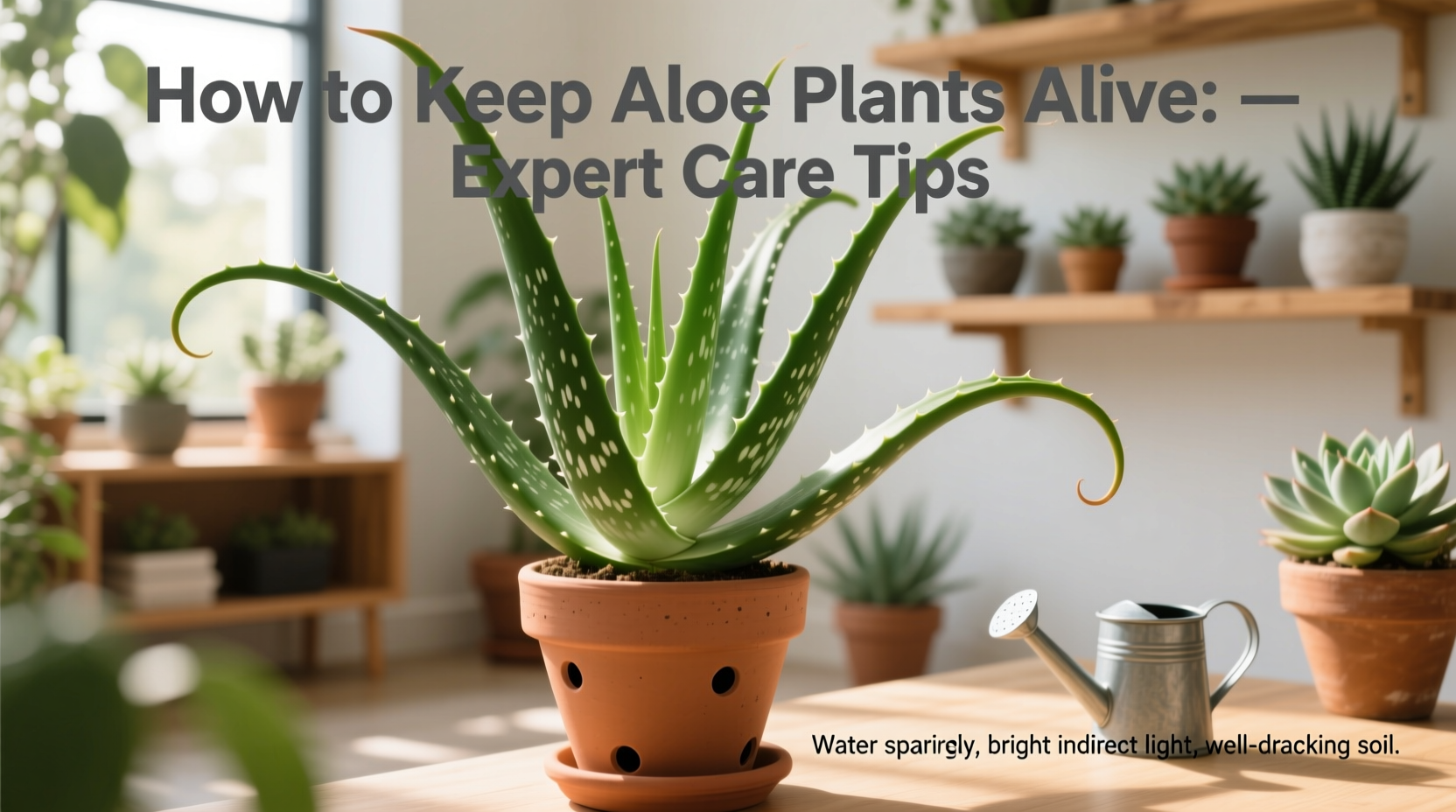 how to keep aloe plants alive