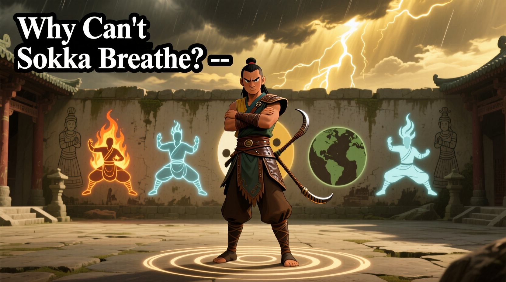 why cant sokka bend in avatar bending explained