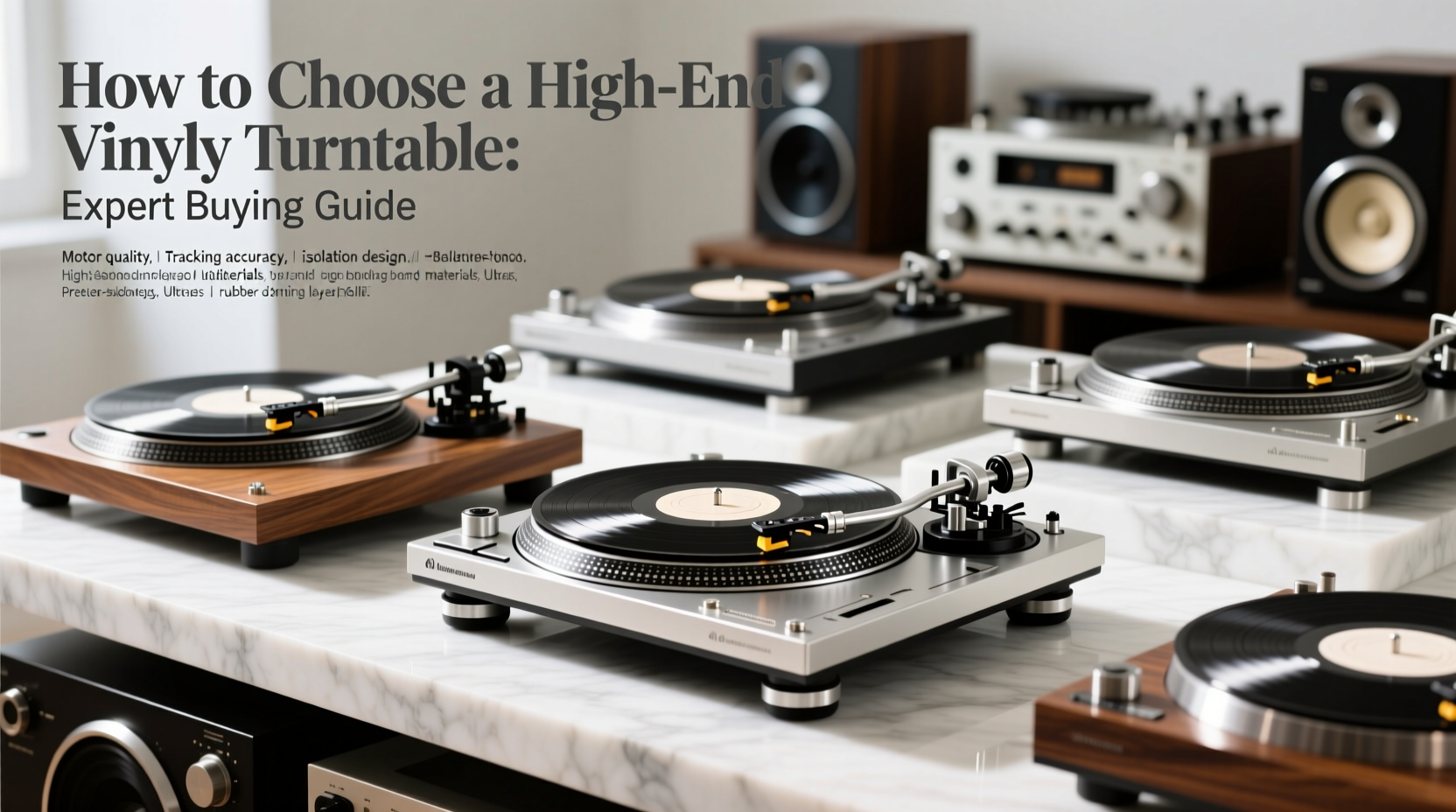 vinyl turntable high end