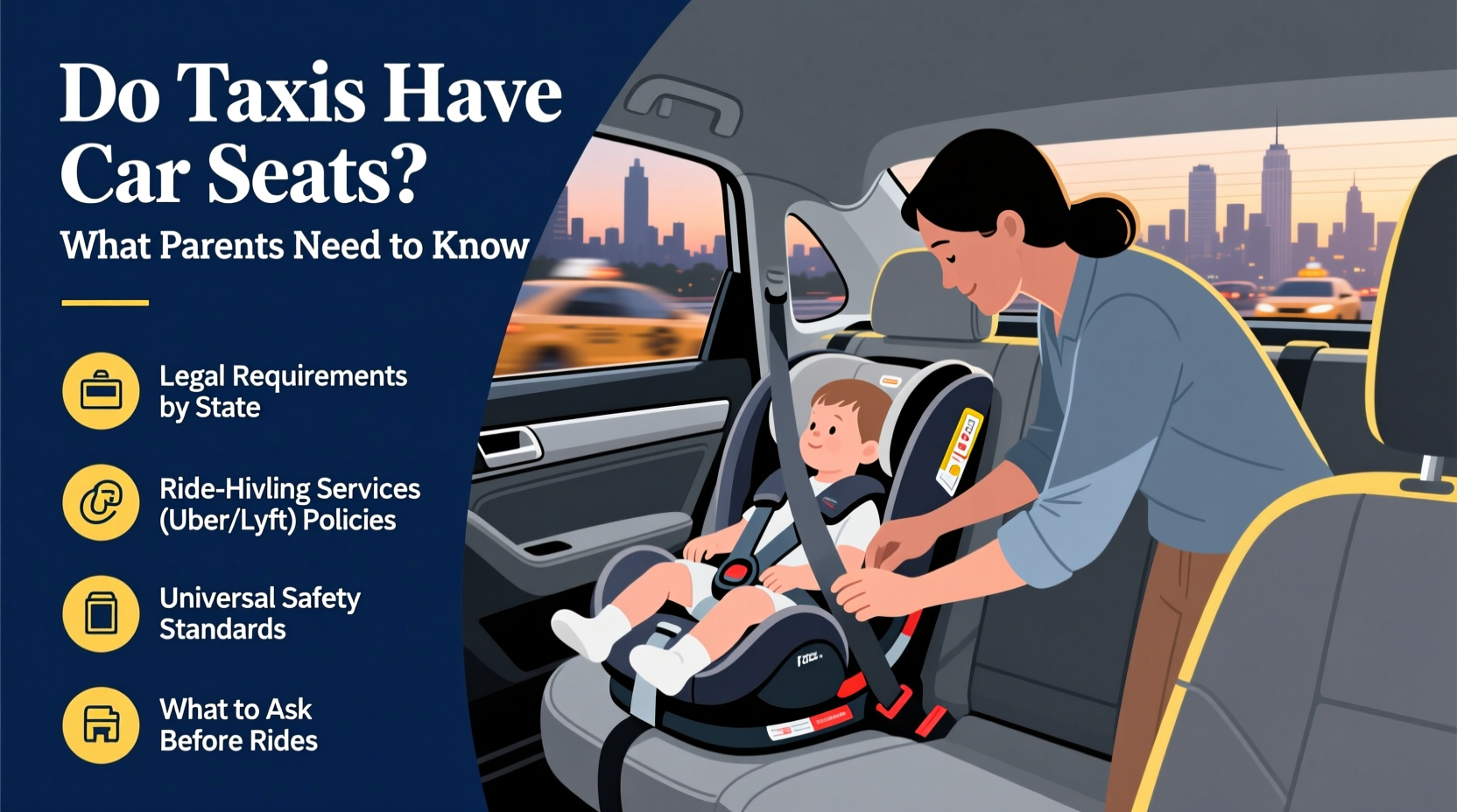 do taxis have car seats