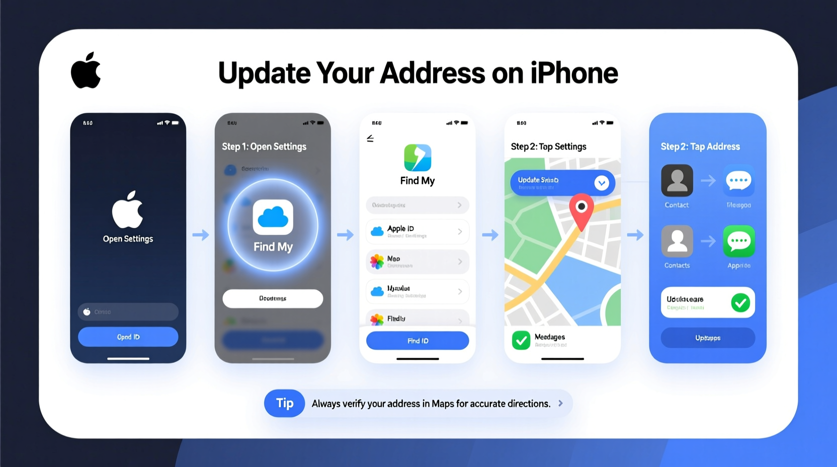 ultimate guide to updating your address on iphone step by step tips for contacts maps and more