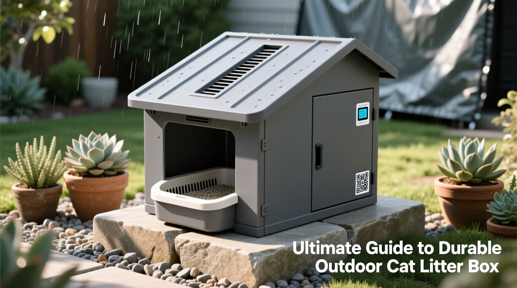 the ultimate guide to creating a durable and weatherproof outdoor cat litter box