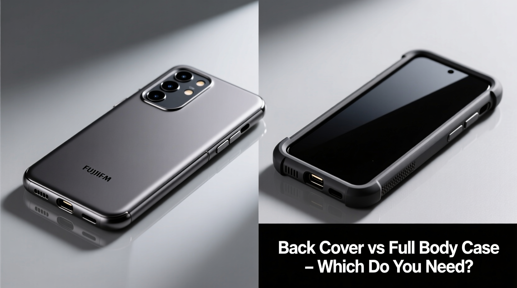 galaxy z flip case is a back cover enough or do i really need a full body case