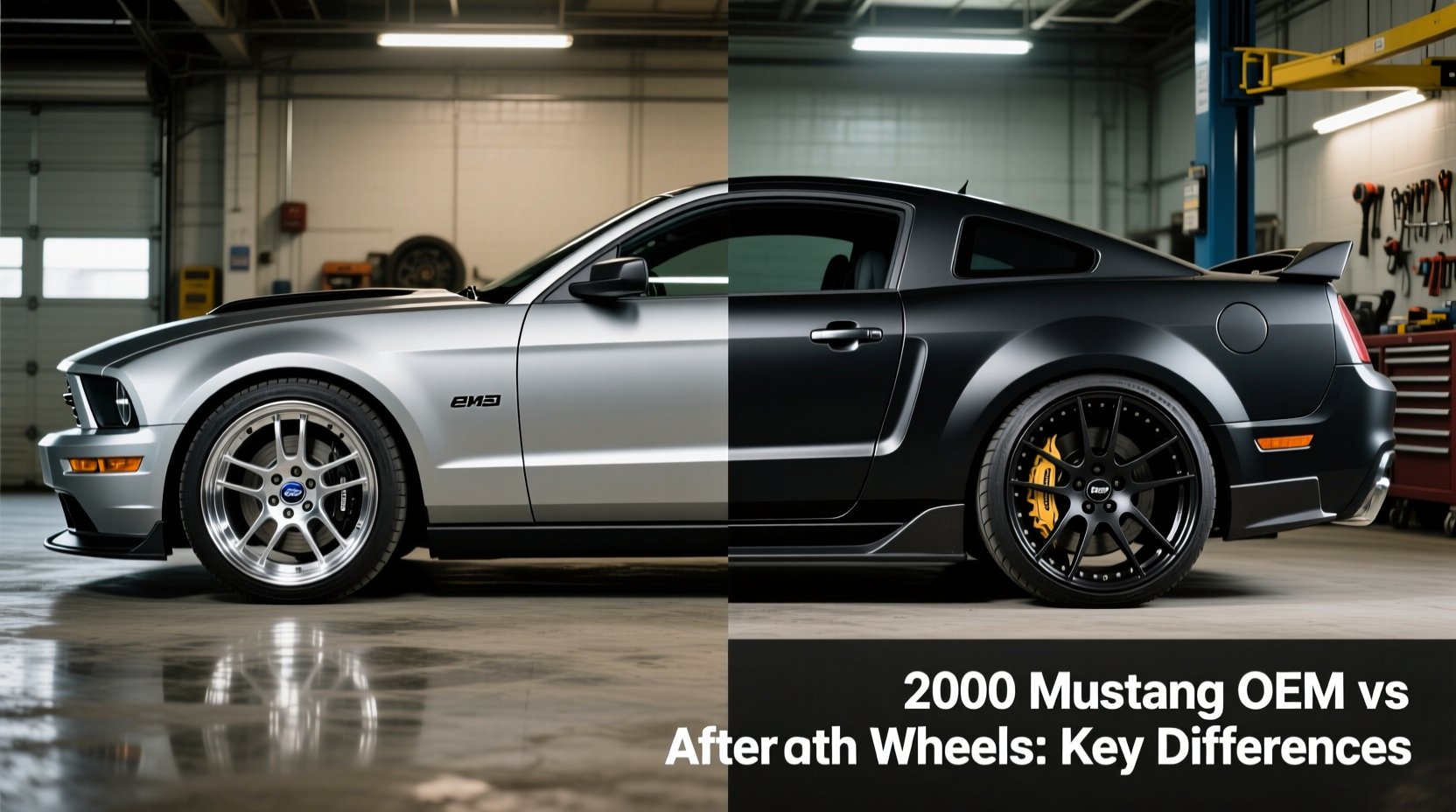 2009 mustang oem vs aftermarket wheel