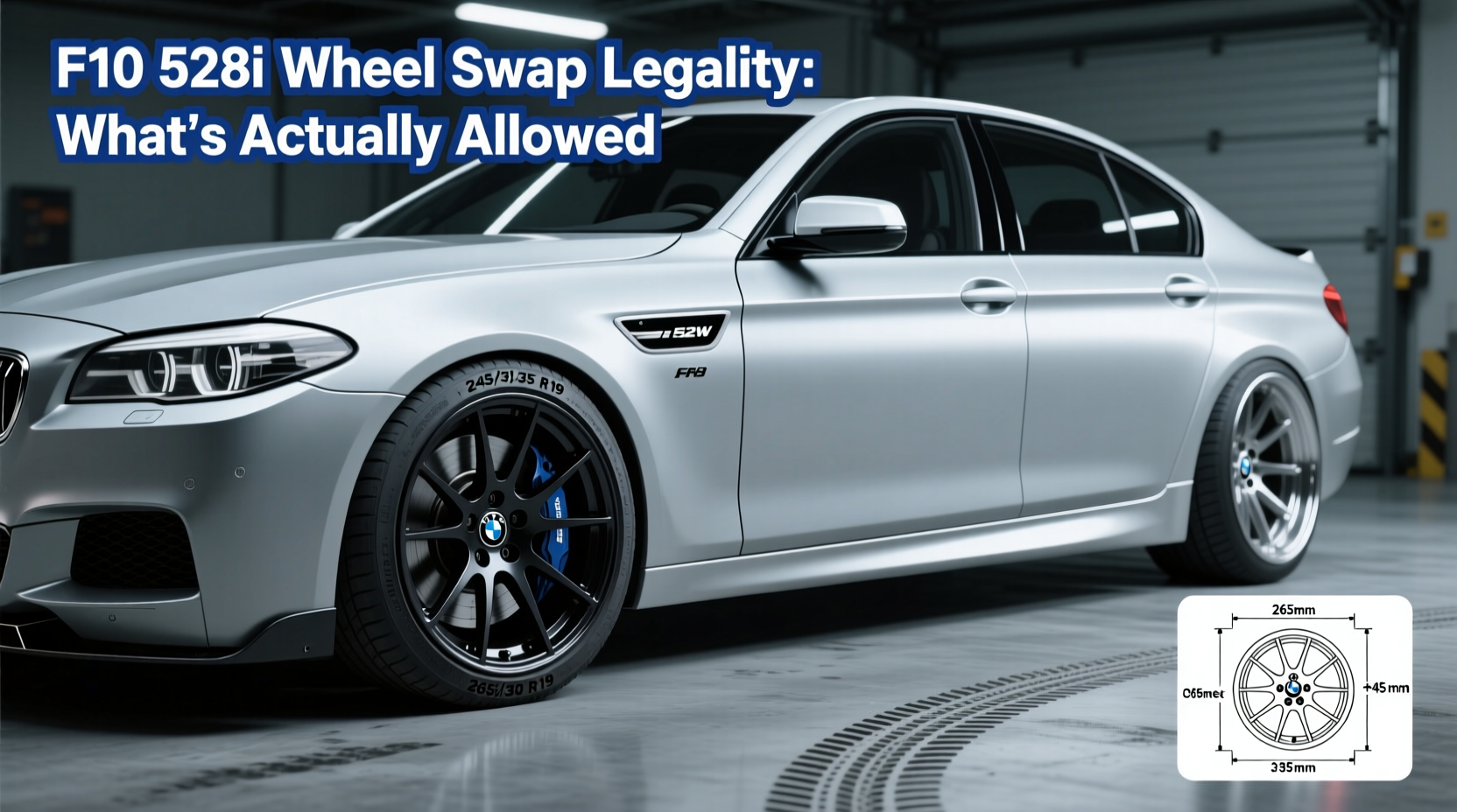 f10 528i wheel swap legality