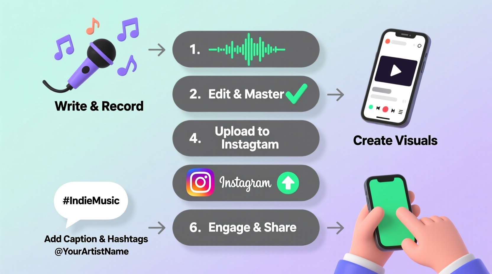 how to share your original music on instagram a step by step guide for independent artists