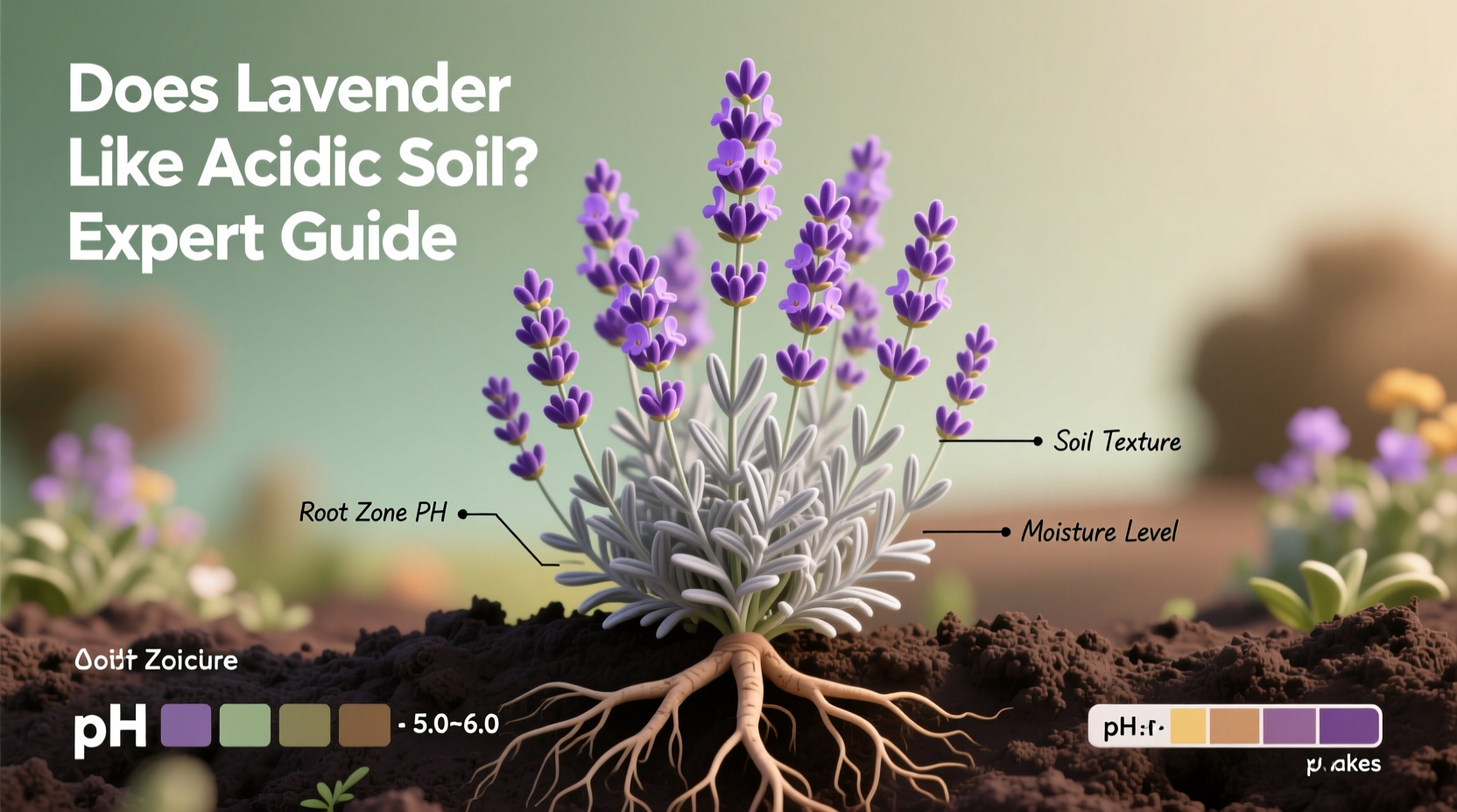 do lavender like acidic soil