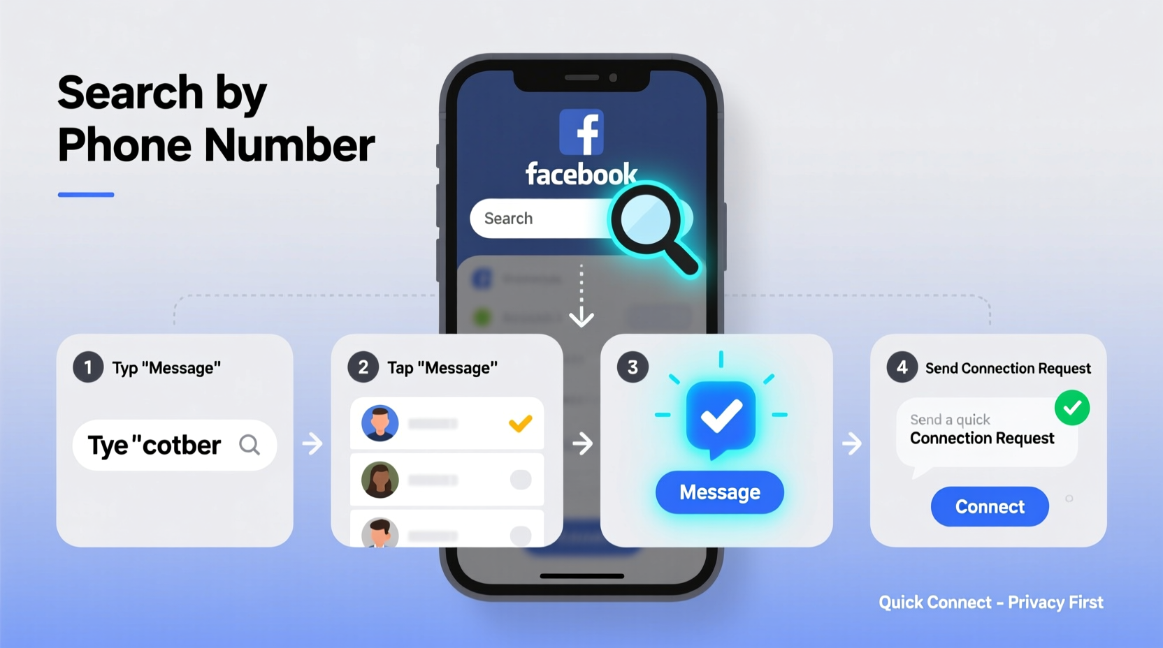 effective methods to search a phone number on facebook and connect quickly