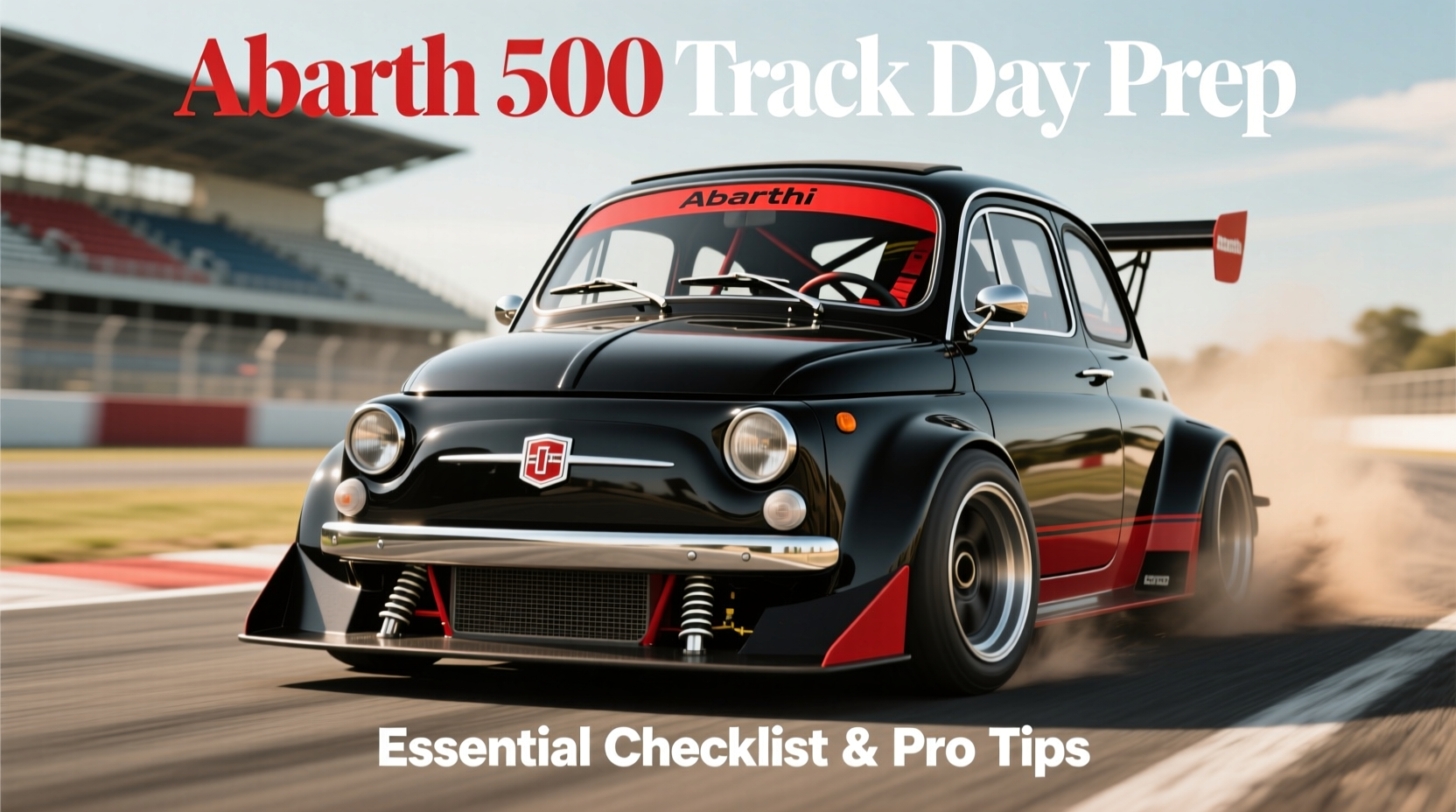 abarth 500 track day prep