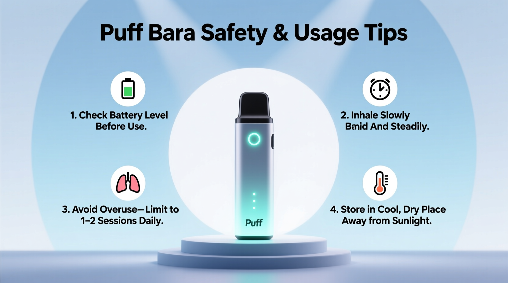 essential tips for beginners how to start using a puff bar safely and effectively