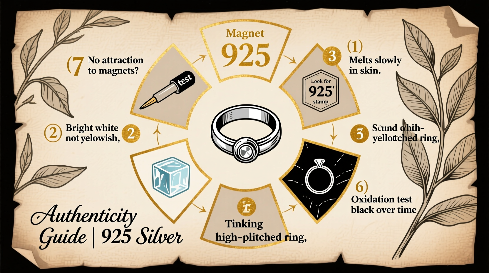 7 expert tips to verify the authenticity of your 925 silver ring at home