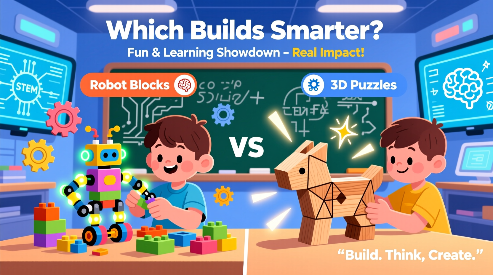 robot building blocks vs 3d puzzles which one is actually more fun and educational