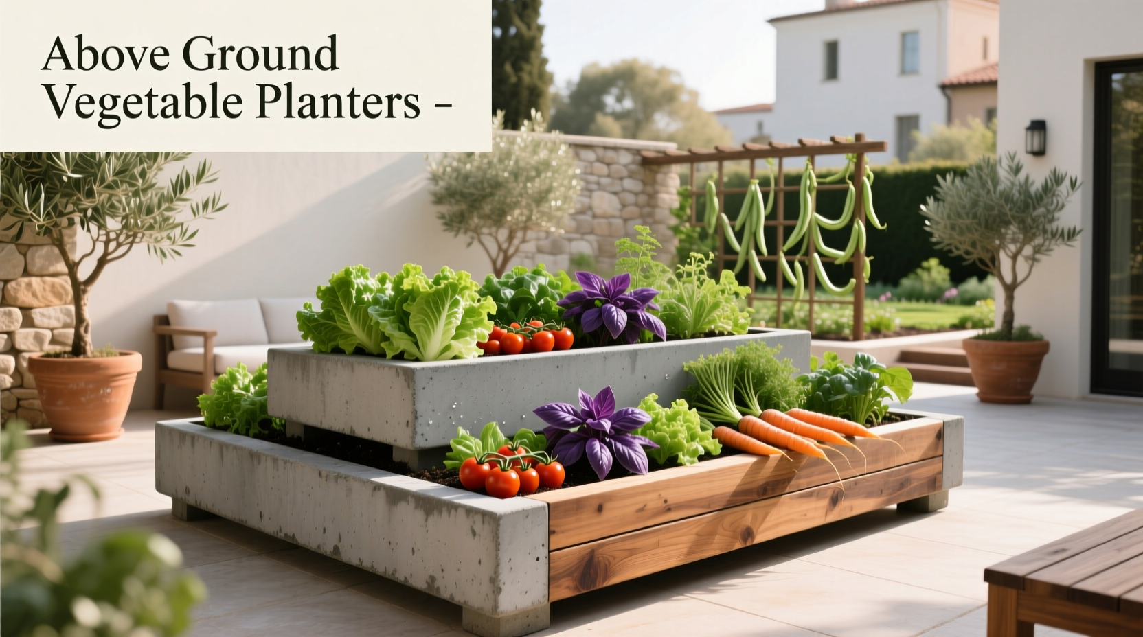 above ground vegetable planters guide