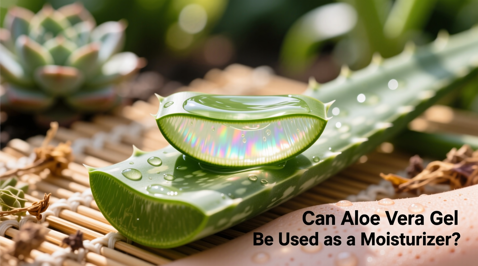 can aloe vera gel be used as a moisturizer