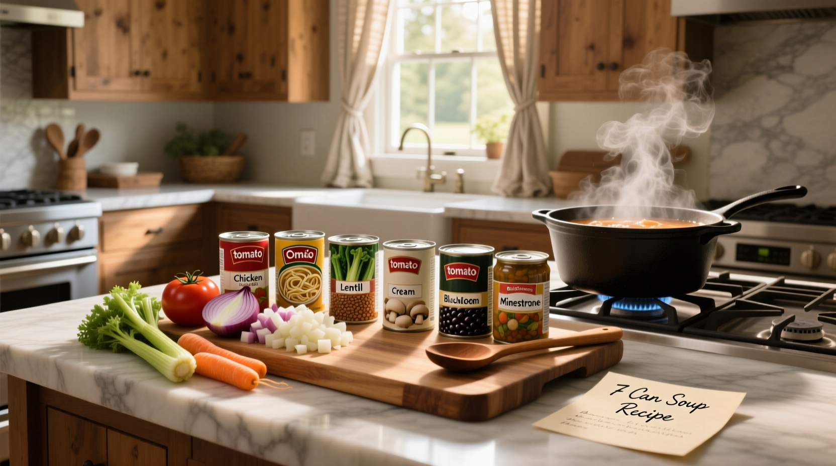 7 can soup recipe quick pantry meal