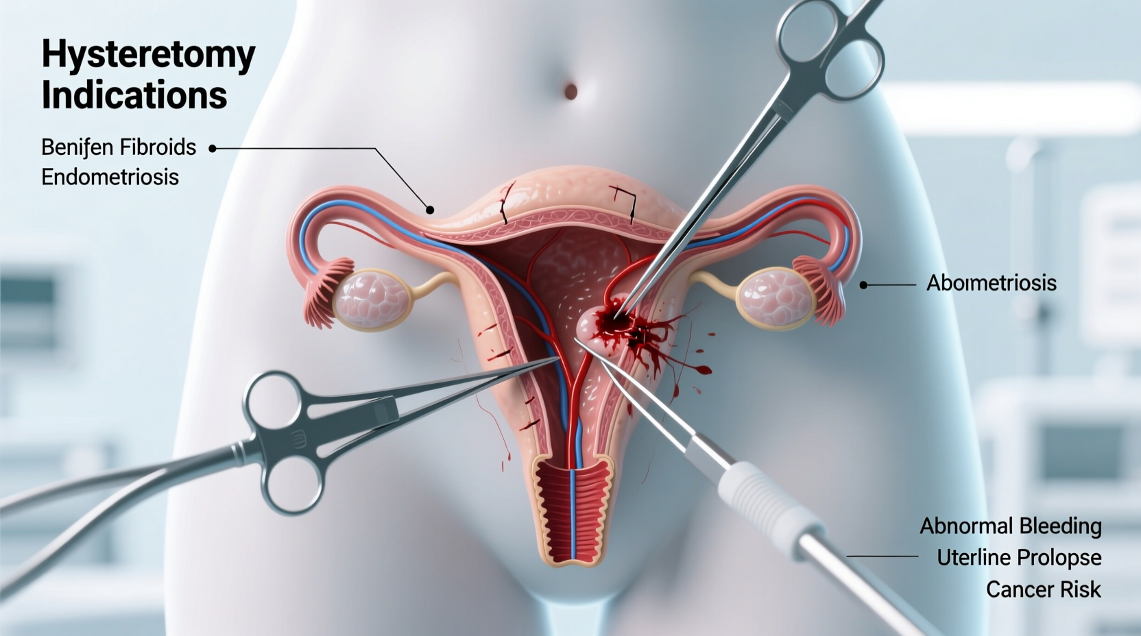 hysterectomy reasons for uterus removal what to expect