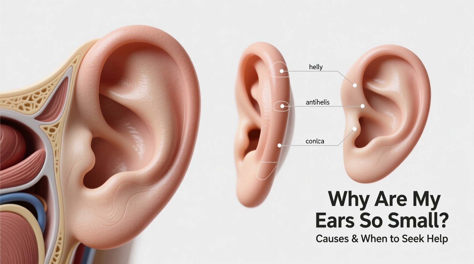 why are my ears so small causes types when to seek help