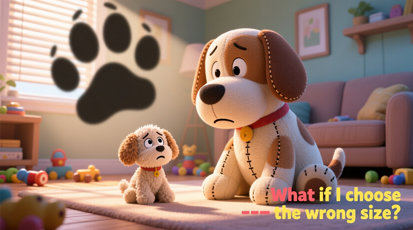 small dog toy vs large dog toy what if i choose the wrong size