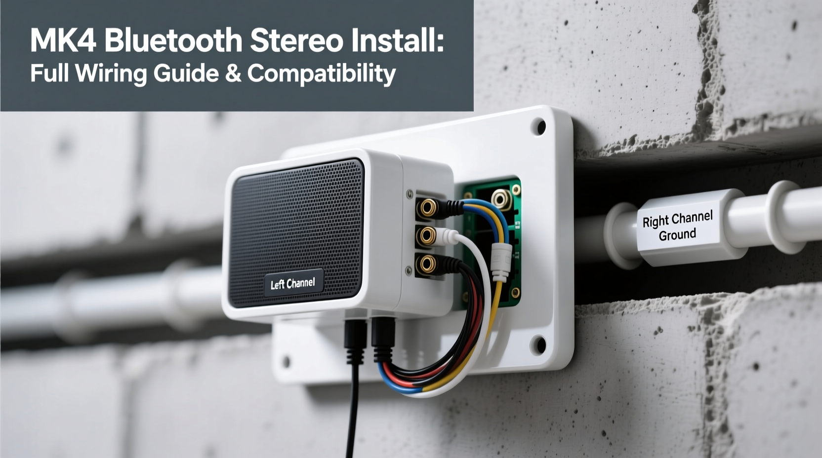 mk4 bluetooth stereo install