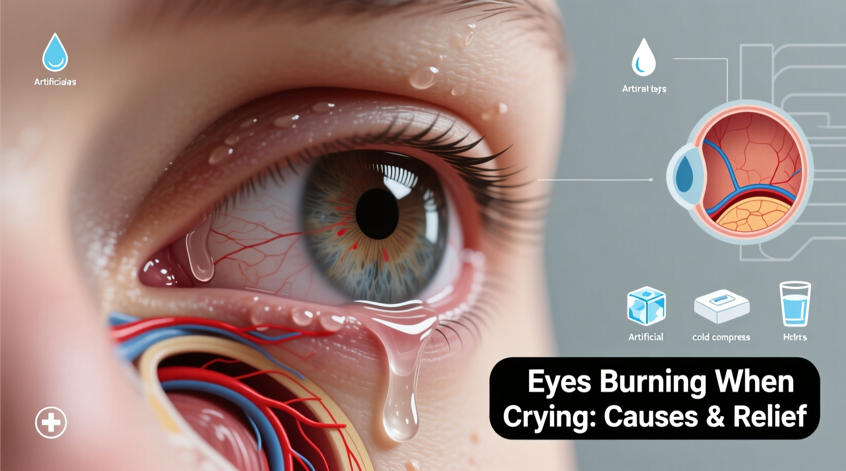 eyes burning when crying causes treatments and relief