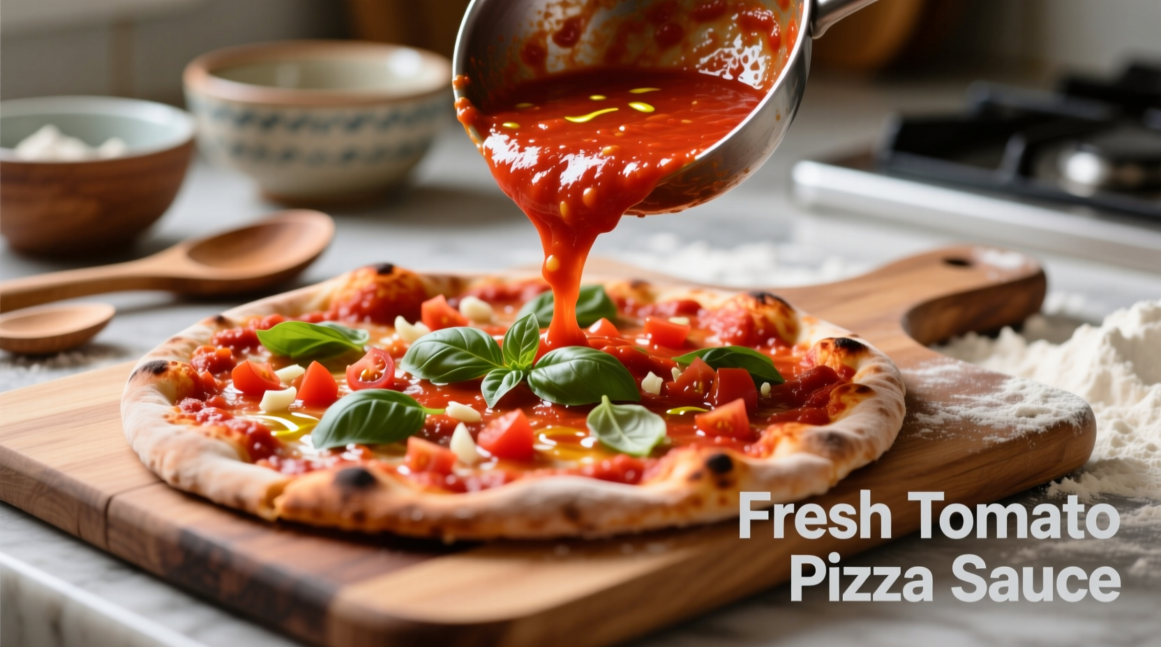 fresh tomato pizza sauce