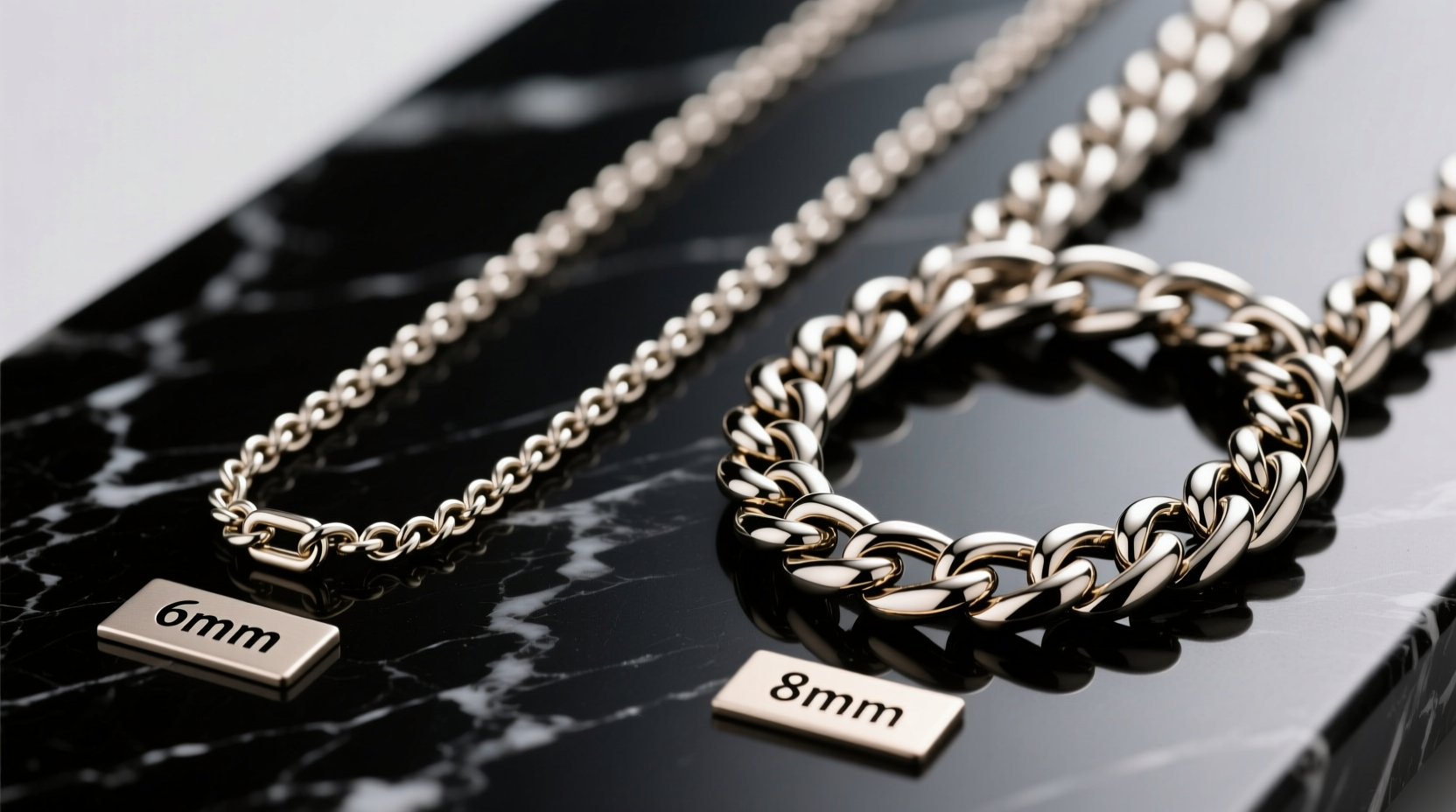 6mm vs 8mm cuban link chain does size really matter or is it just flexing 2