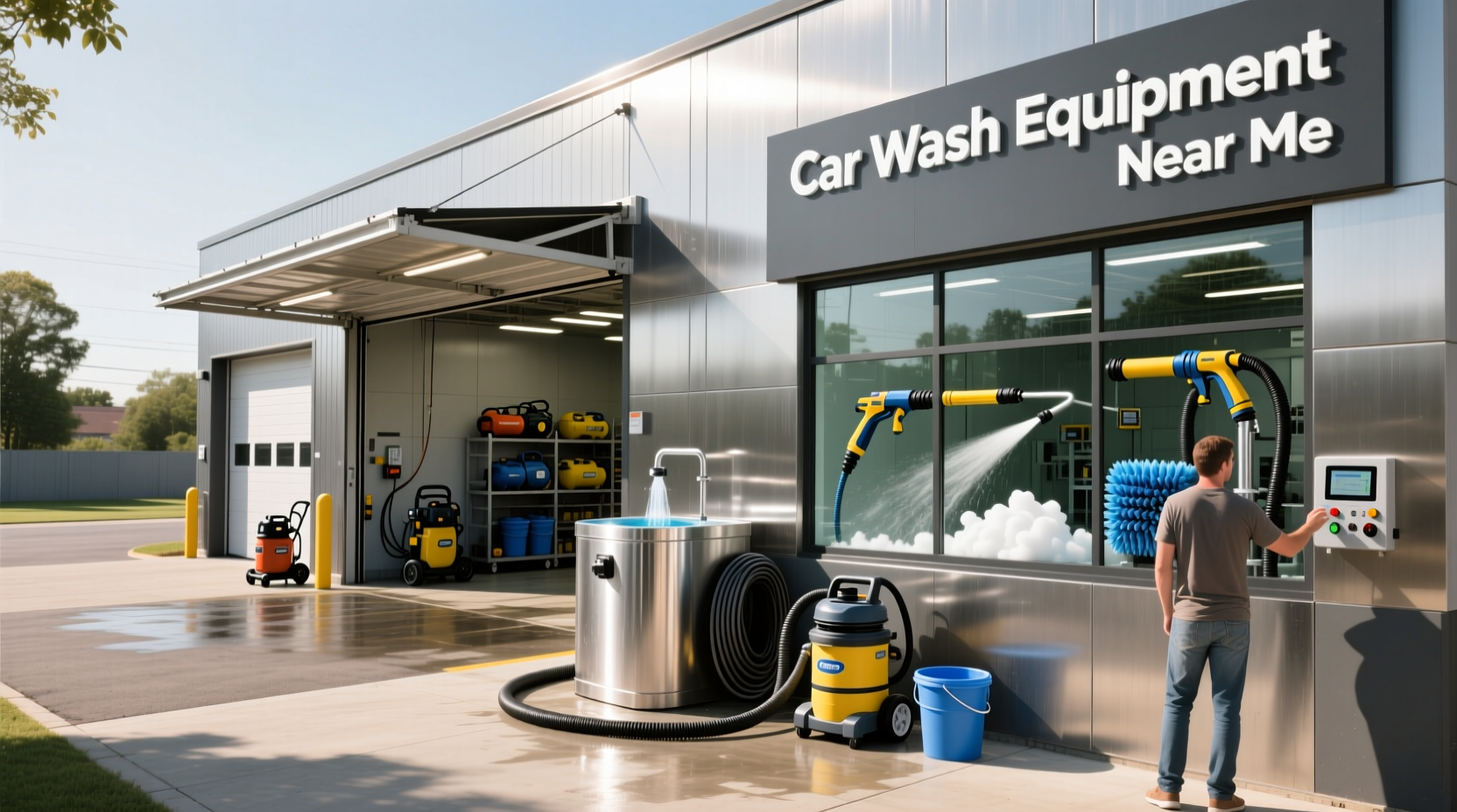 How to Find a Car Washing Equipment Shop Near Me