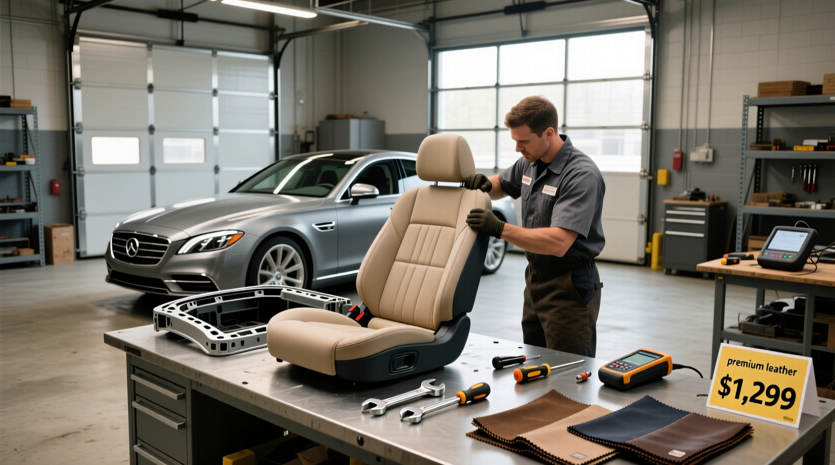 how to choose car repair seat,How much does it cost to replace seats in a car?