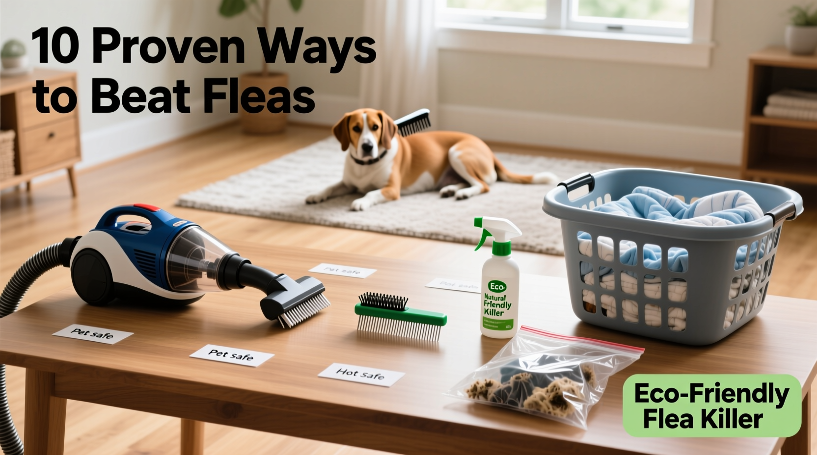 effective and practical ways to get rid of flea infestation