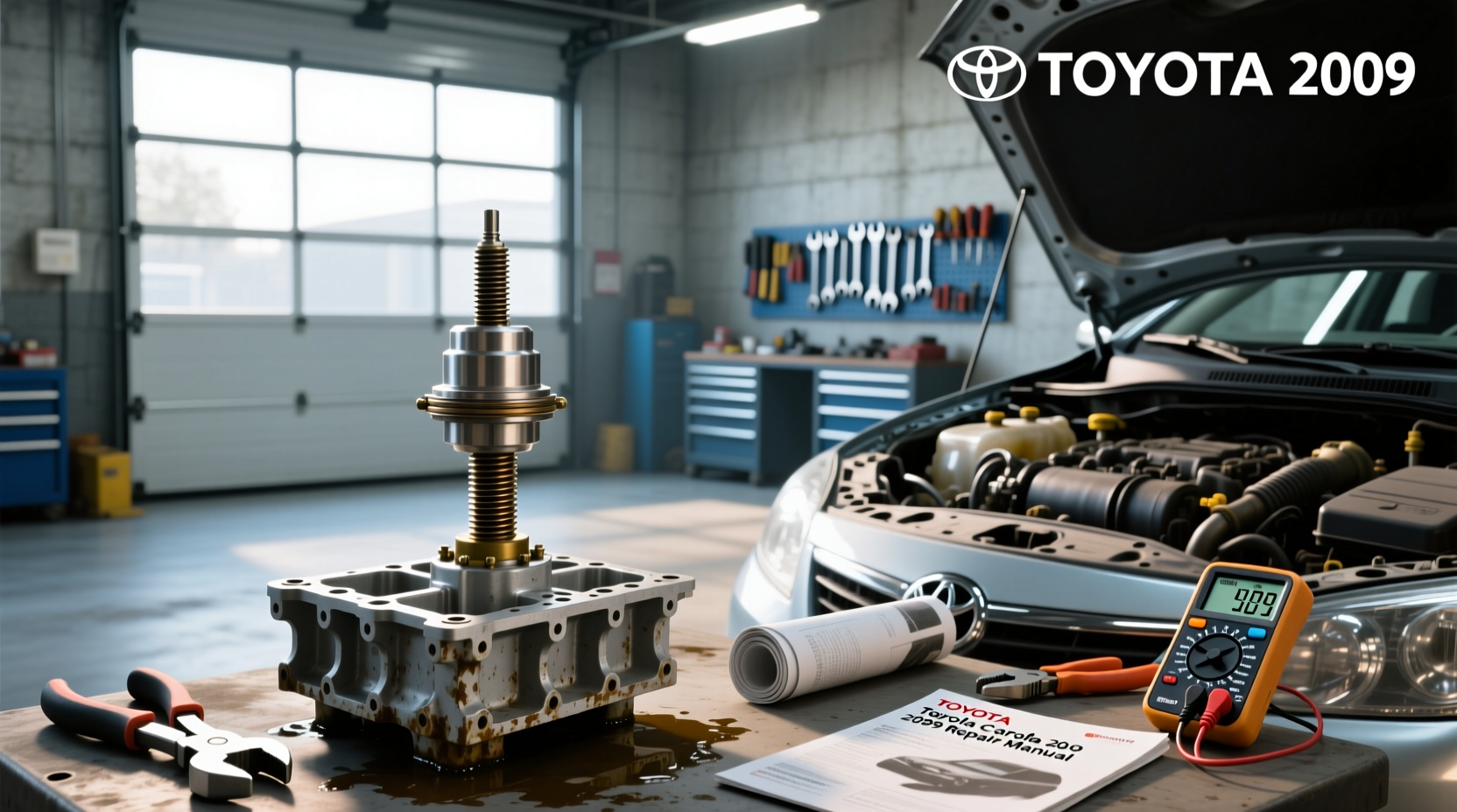 2009 toyota corolla crankshaft sensor guide