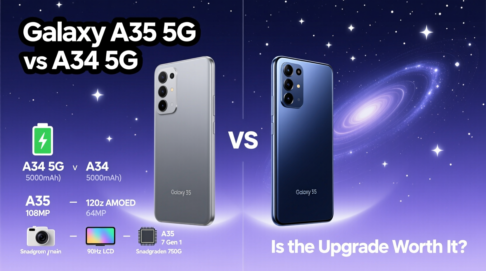 galaxy a35 5g vs a34 5g is the upgrade really worth it