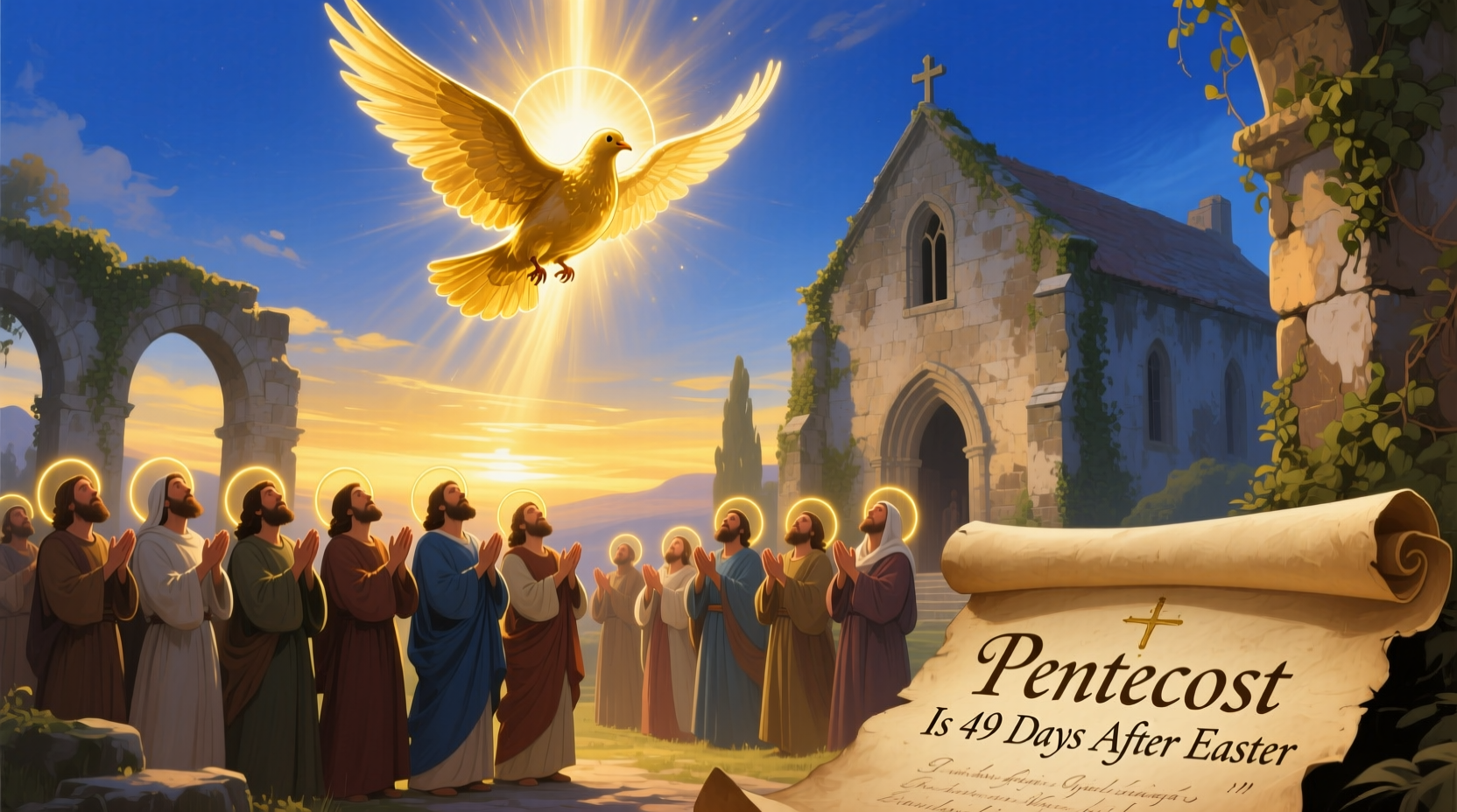 is pentecost 49 days after easter