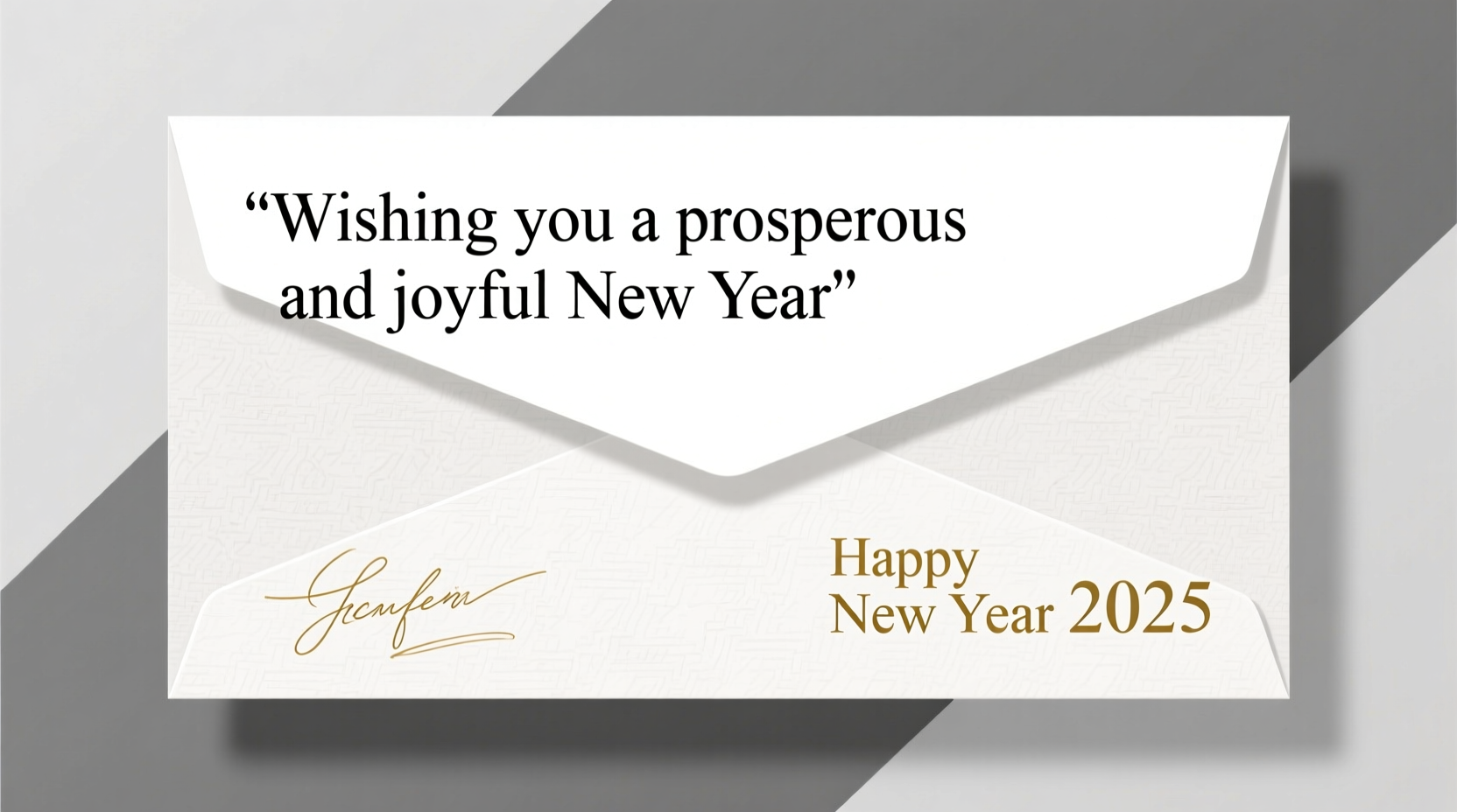 how to say happy new year in a business email