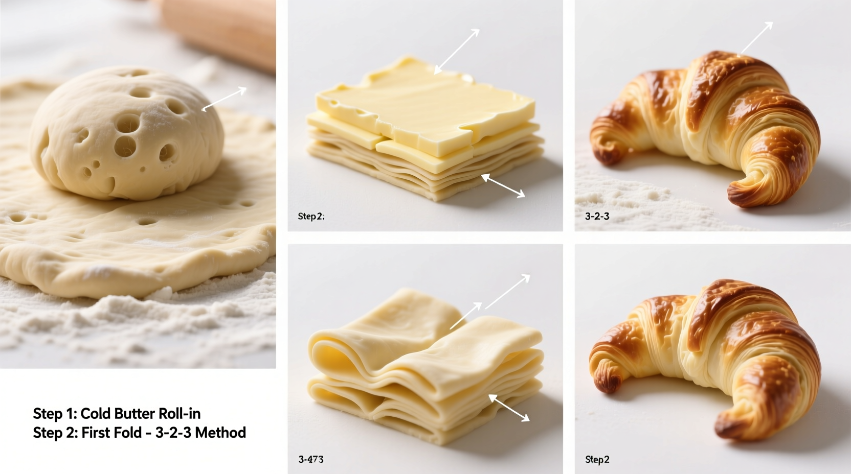 mastering flaky croissants step by step guide to making puff pastry from scratch